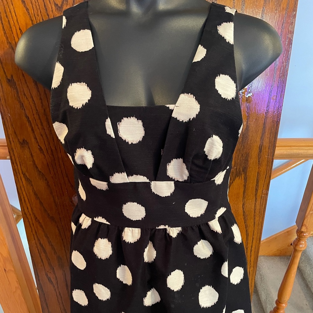Loft black/white dress